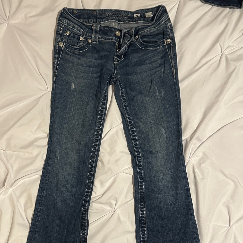 Miss Me Women's Dark Blue Boot Cut Jeans